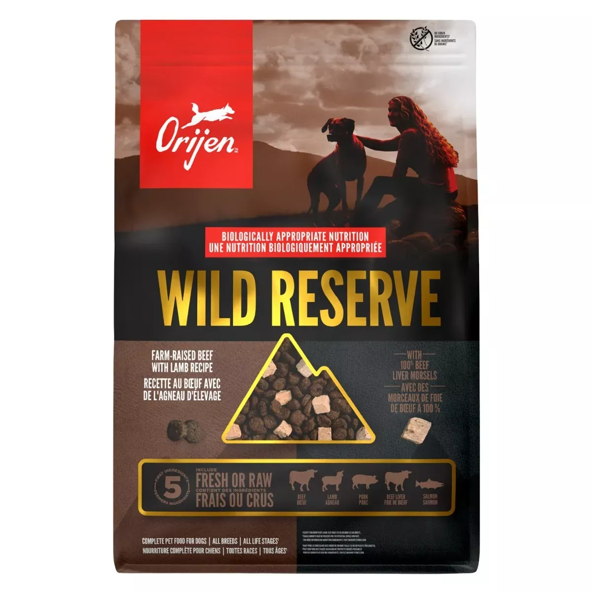 Orijen Wild Reserve Dry Dog Food - Beef & Lamb Recipe