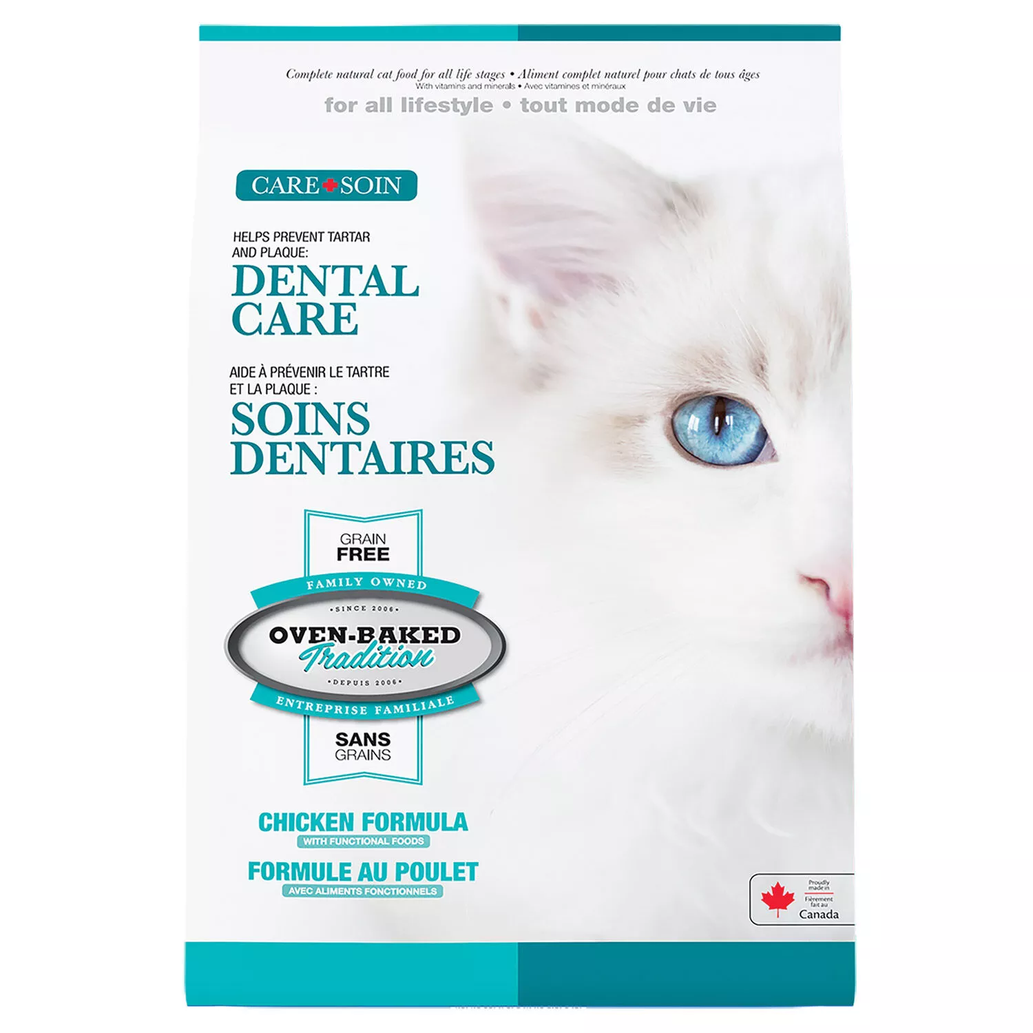 Oven Baked, Dental Care GF Chicken - Dry Cat Food
