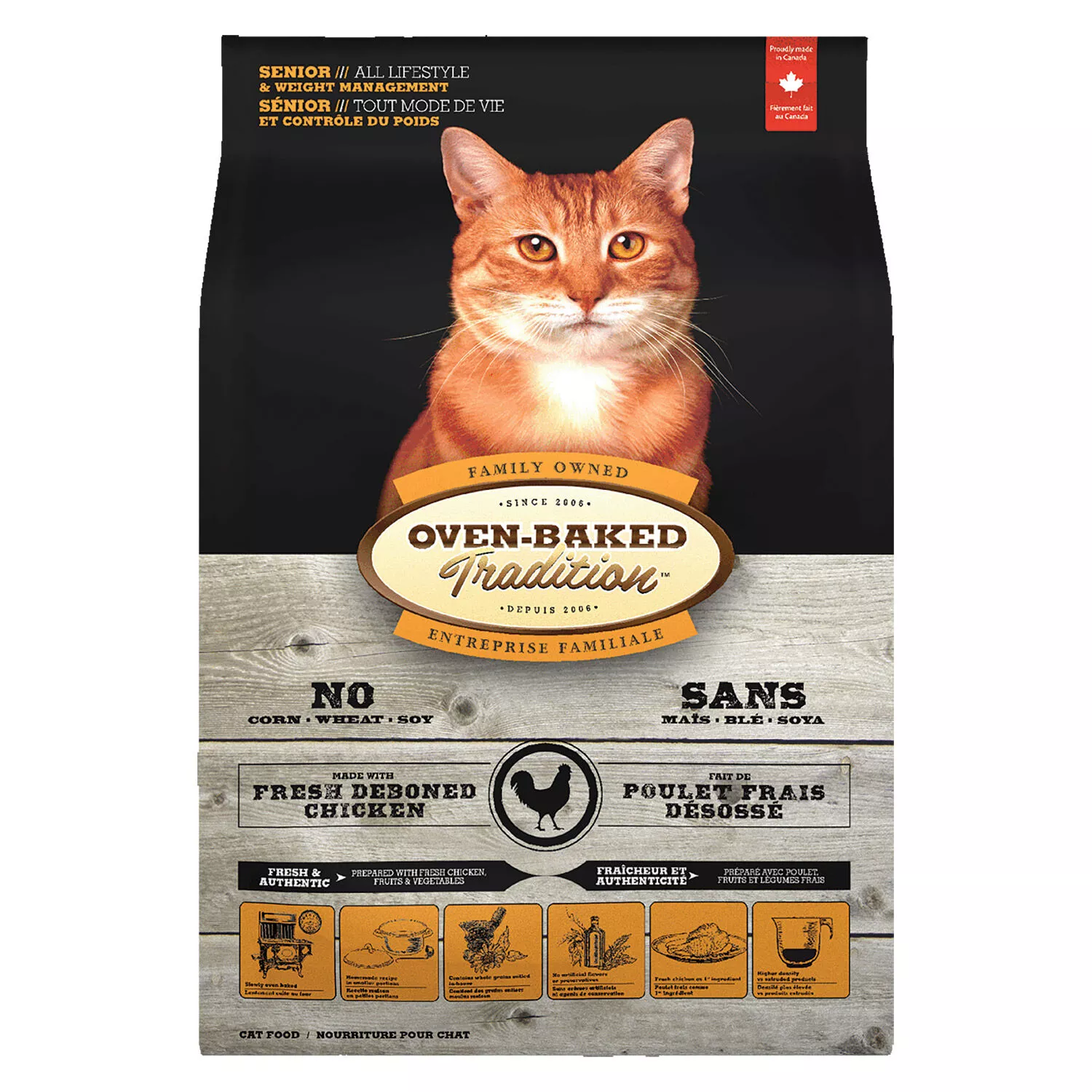 Oven Baked, Senior Chicken Recipe - Dry Cat Food