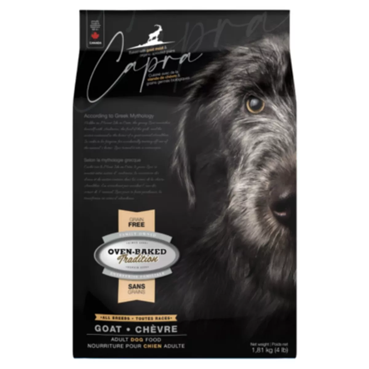 Oven Baked Tradition Capra Goat Adult Grain Free Dog Food