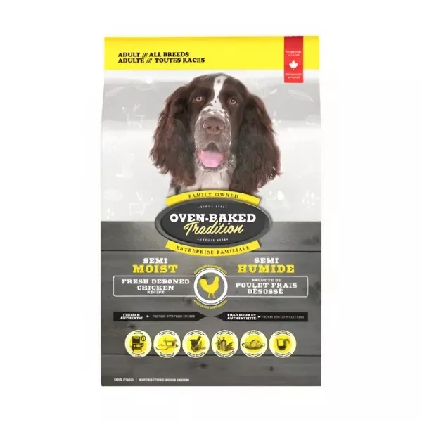 Oven-Baked Tradition Semi-Moist Food for Adult Dogs - Chicken