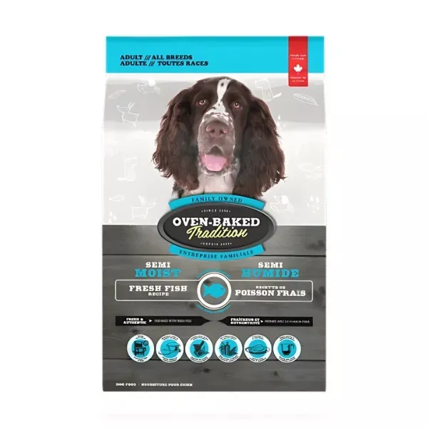 Oven-Baked Tradition Semi-Moist Food for Adult Dogs - Fish