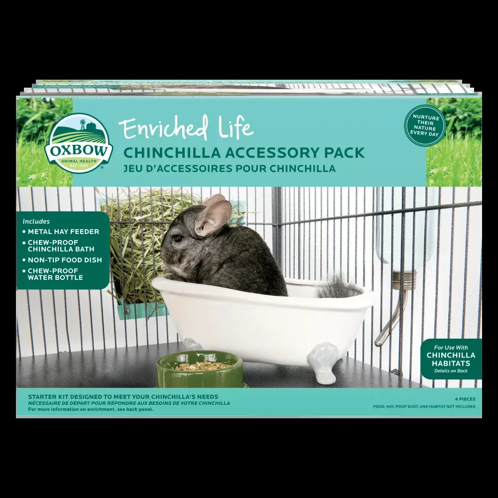 Oxbow Animal Health Enriched Life – Chinchilla Accessory Pack