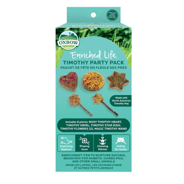 Oxbow Animal Health Enriched Life – Timothy Party Pack