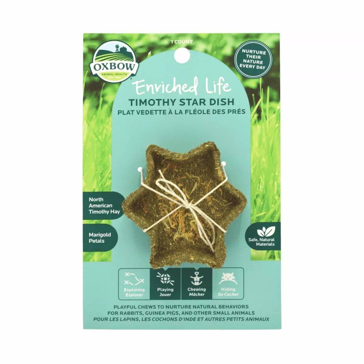 Oxbow Animal Health Enriched LifeTimothy Star Dish