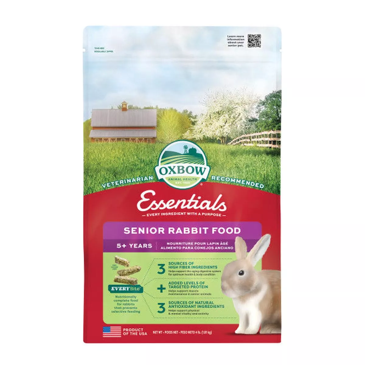 Oxbow Animal Health Essentials – Senior Rabbit Food