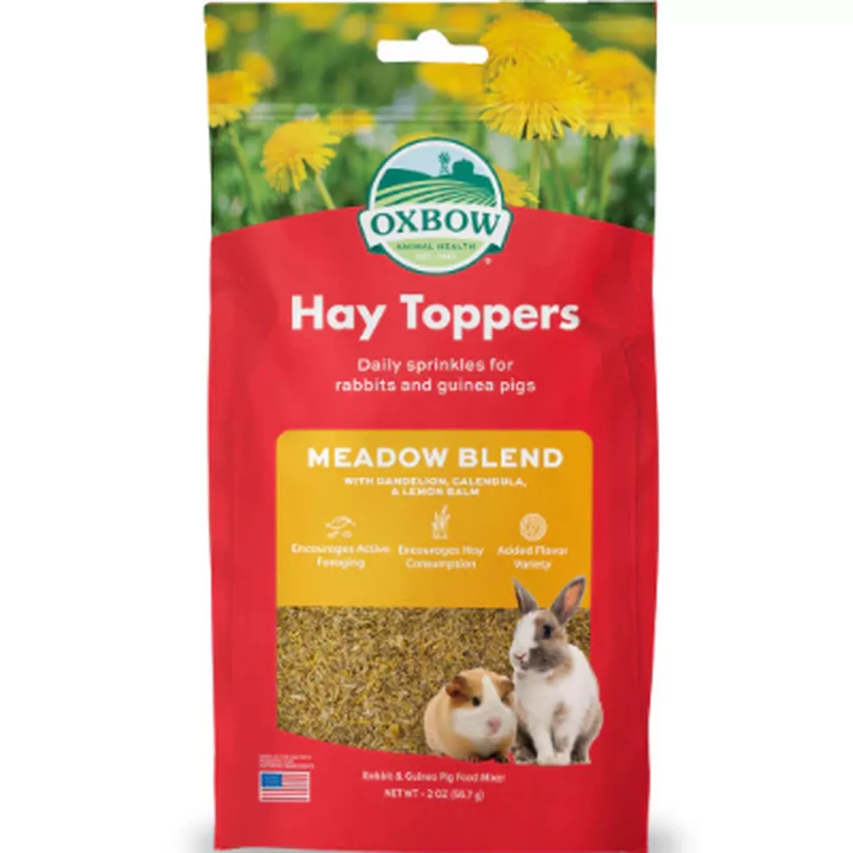 Oxbow Animal Health Meadow Blend Small Animal Hay Topper