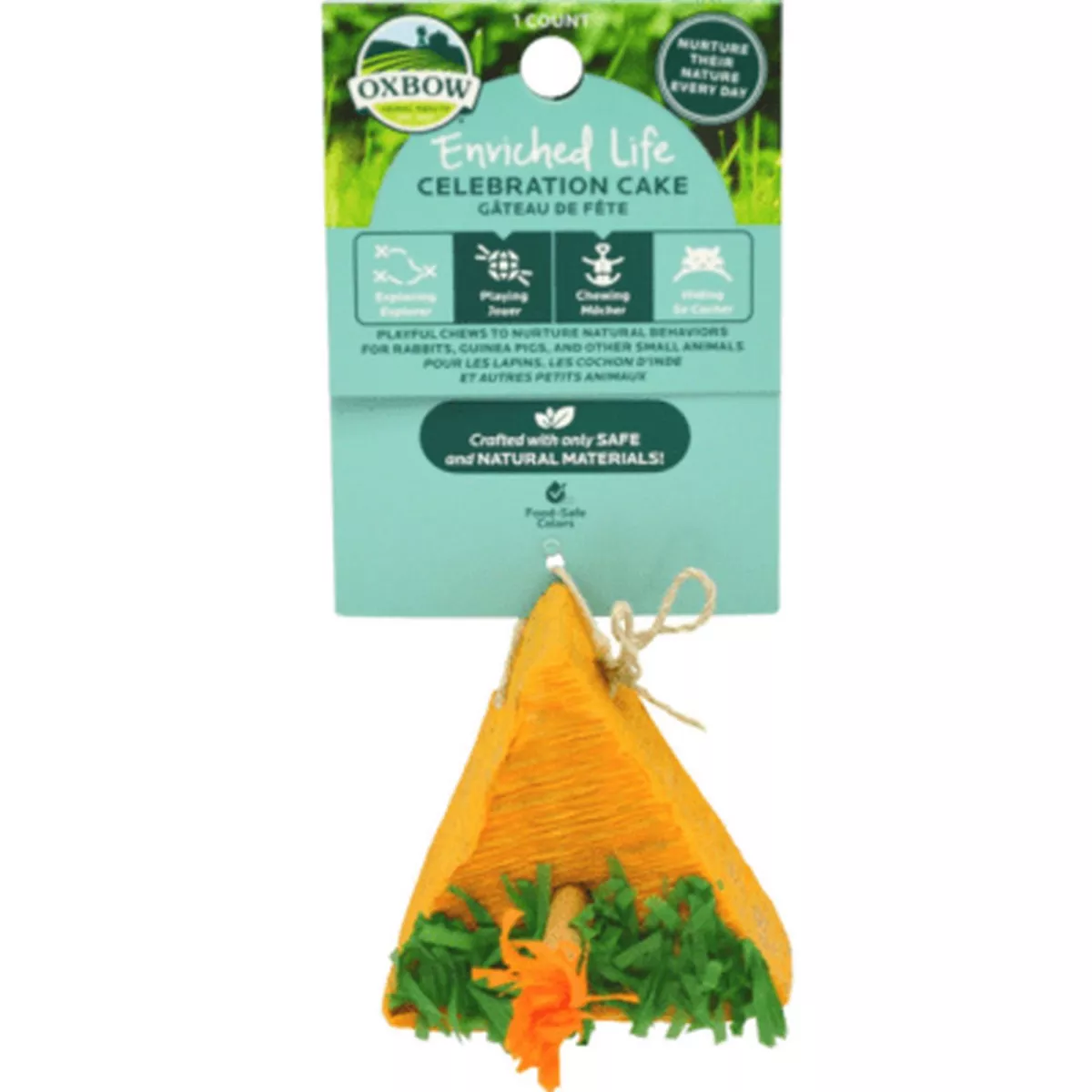 Oxbow Enriched Life Celebration Cake Small Animal Toy