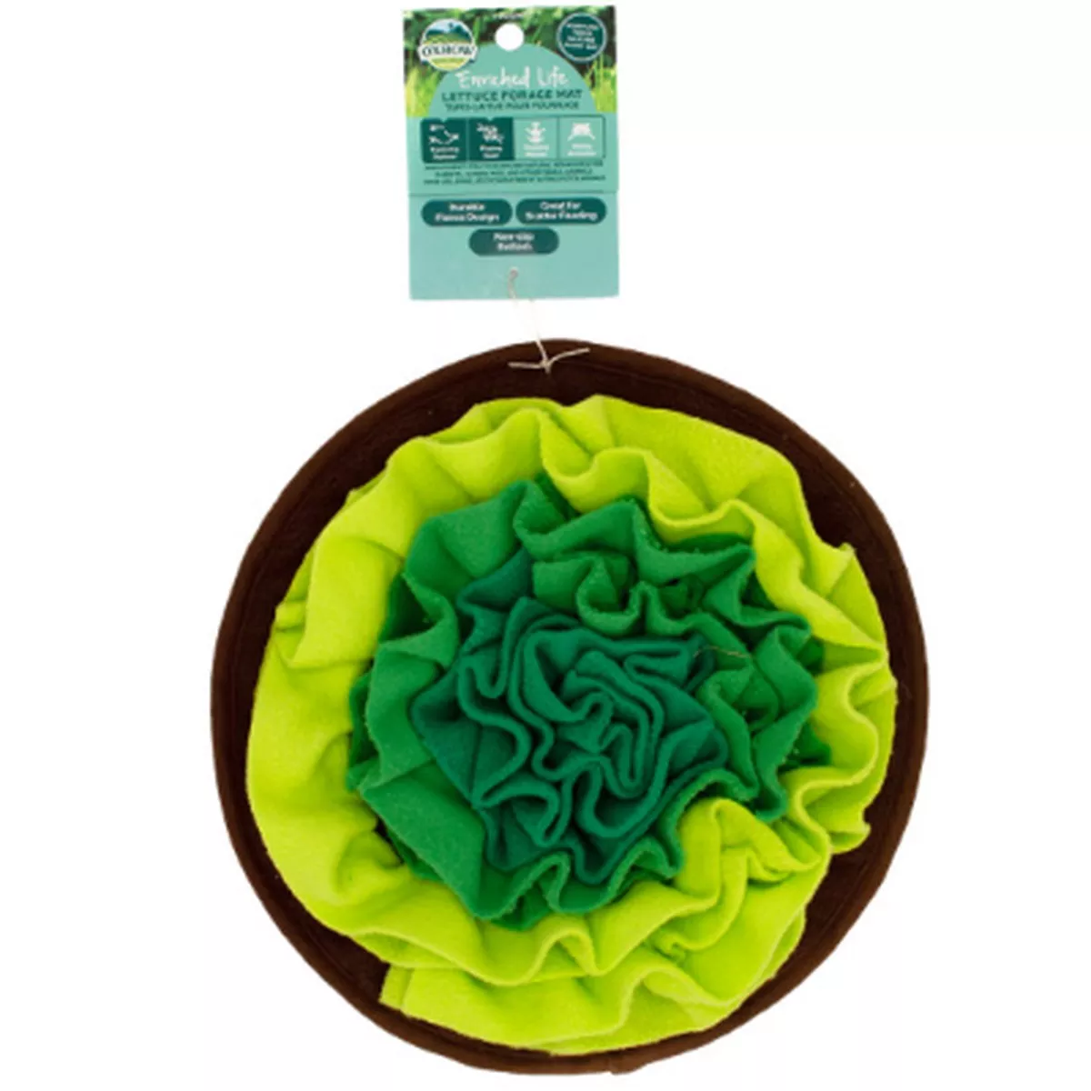 Oxbow Enriched Life Lettuce Forage Mat Small Animal Toy