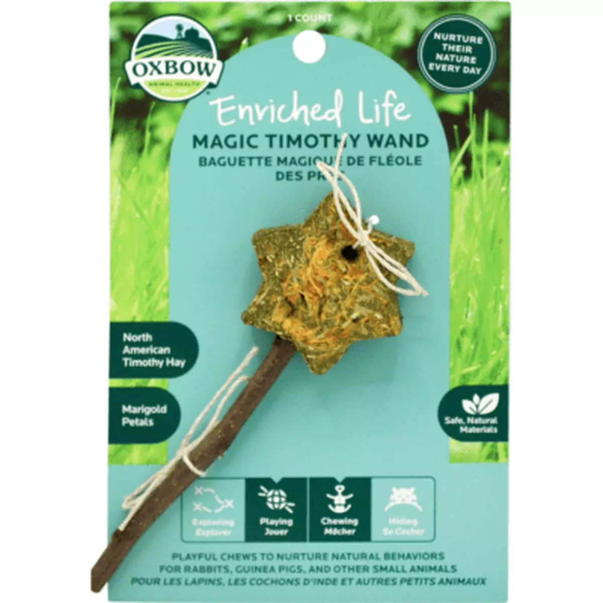 Oxbow Enriched Life Magic Timothy Wand Small Animal Toy