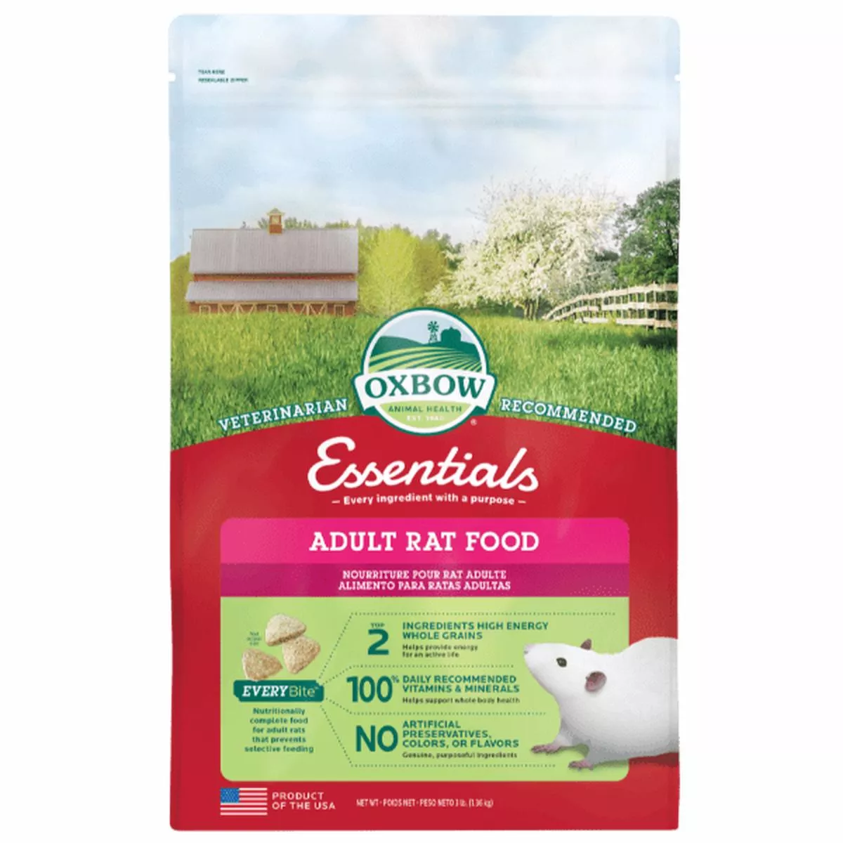 Oxbow Essentials - Adult Rat Food