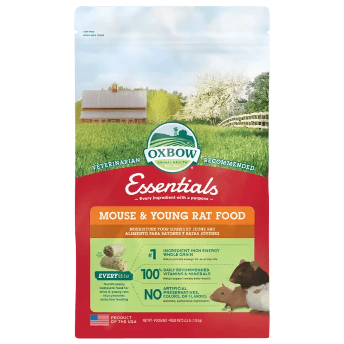 Oxbow Essentials - Mouse & Young Rat Food