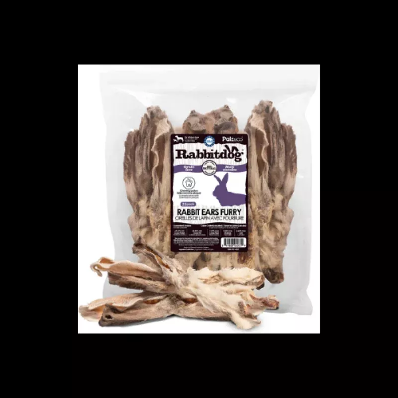 Palz&Co Rabbitdog Rabbit Ears W/Fur 25ct