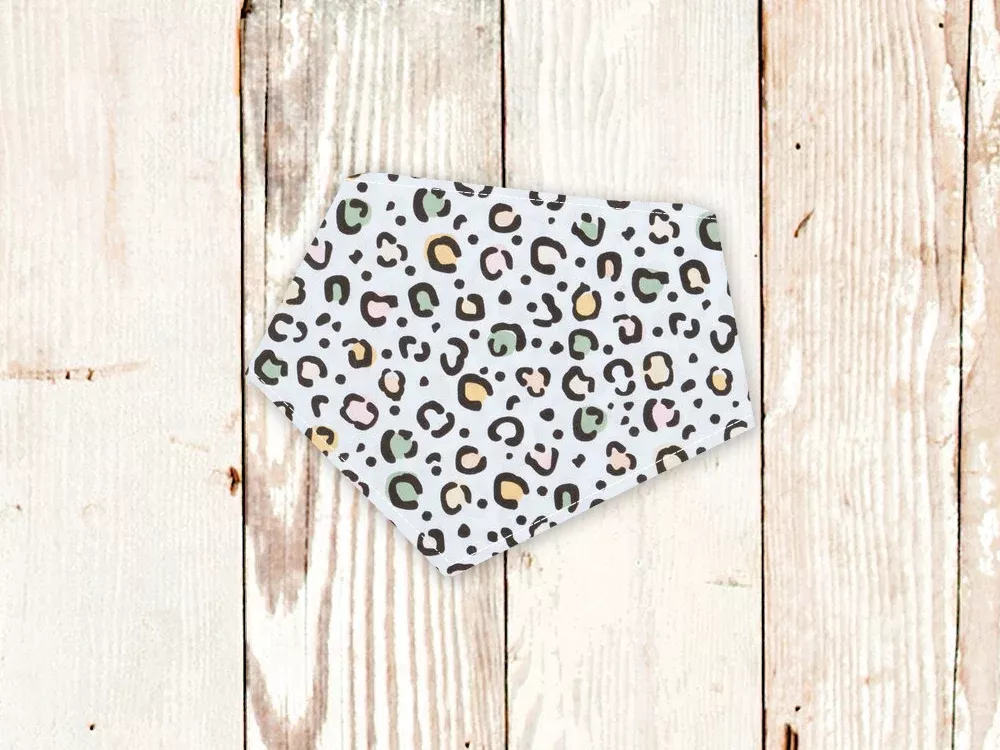 "Pastel Leopard Print" Dog Bandana