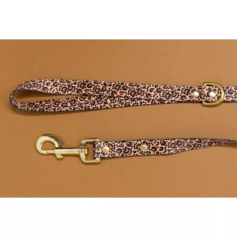 Paw Print Leopard Endurance Leash