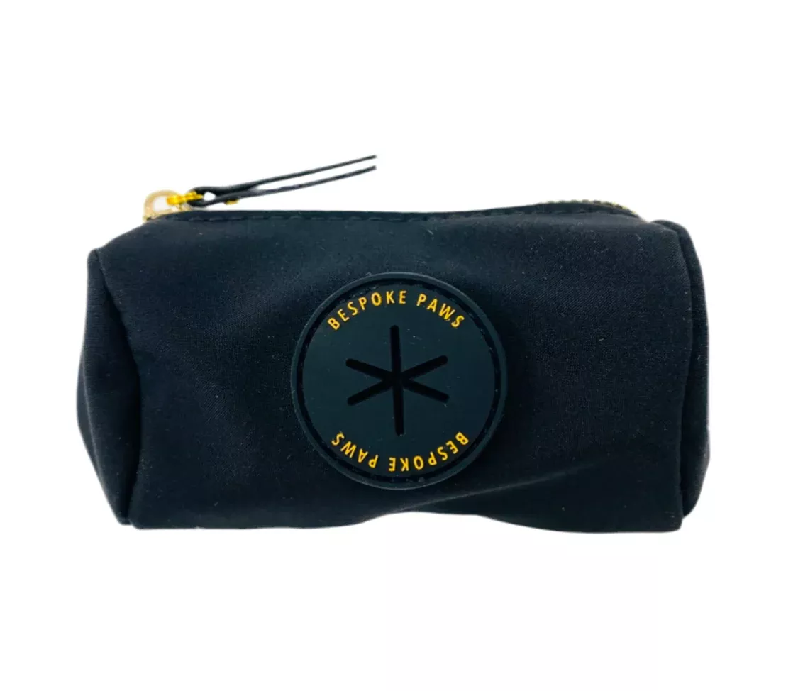 Pawsh Pouch: Dangle-Free Waste bag Dispenser-Black