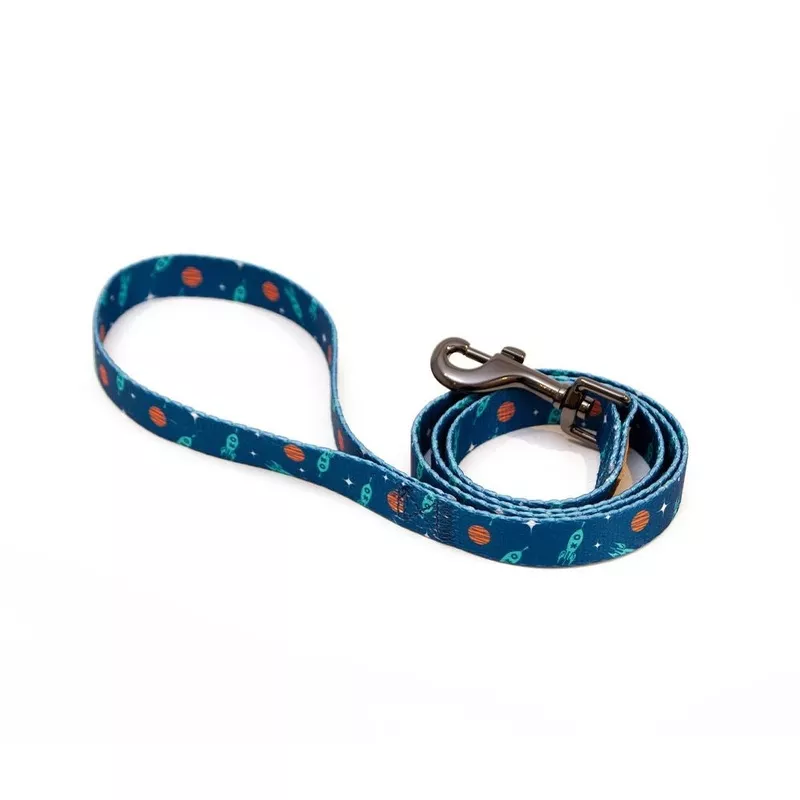 Penrose Outer Space Blue Lead – Space Theme Dog Lead