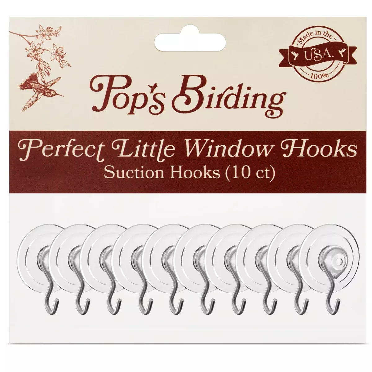 Perfect Little Suction Hooks, 10 count