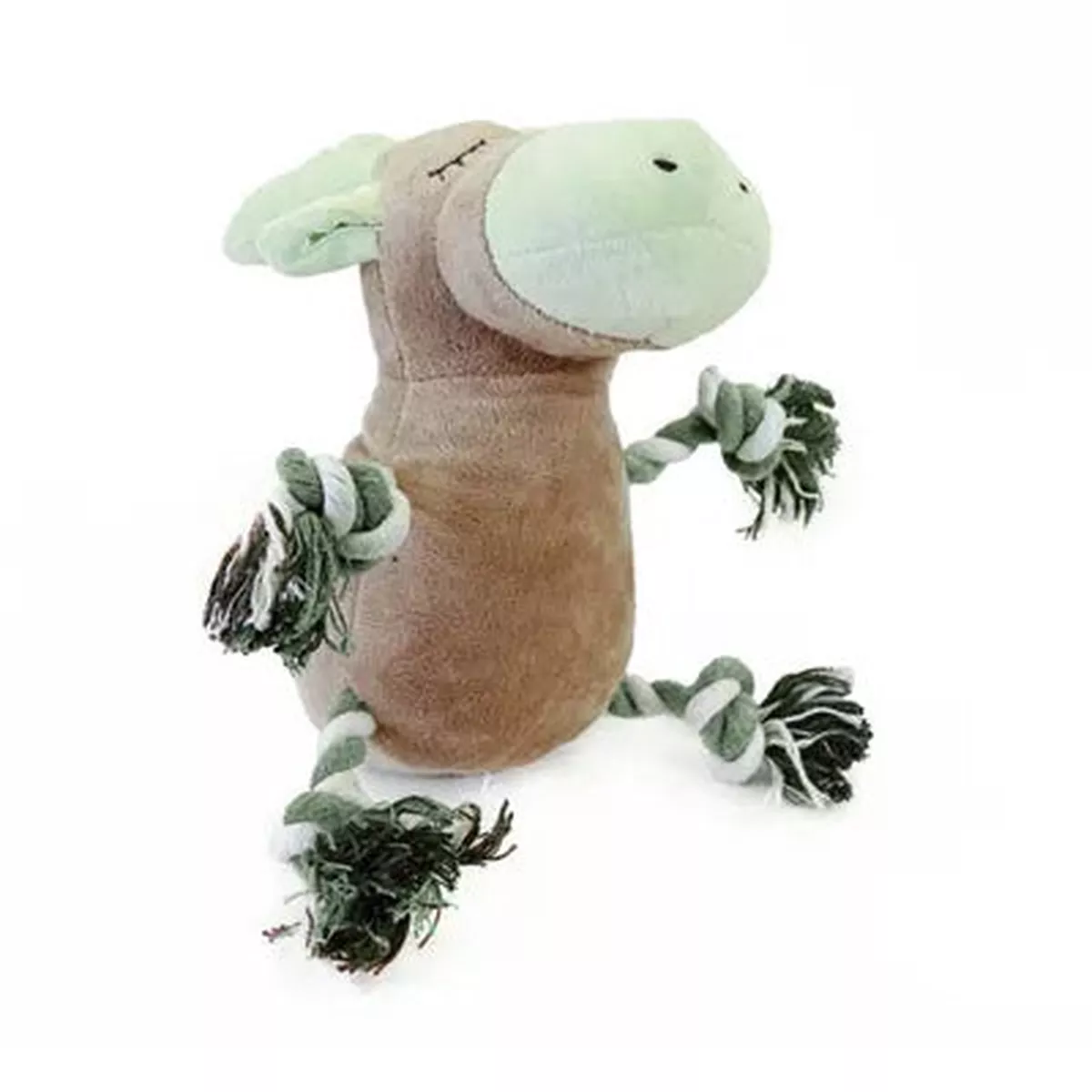 Pet Brands Starry Nights Plush Moose With Rope Legs