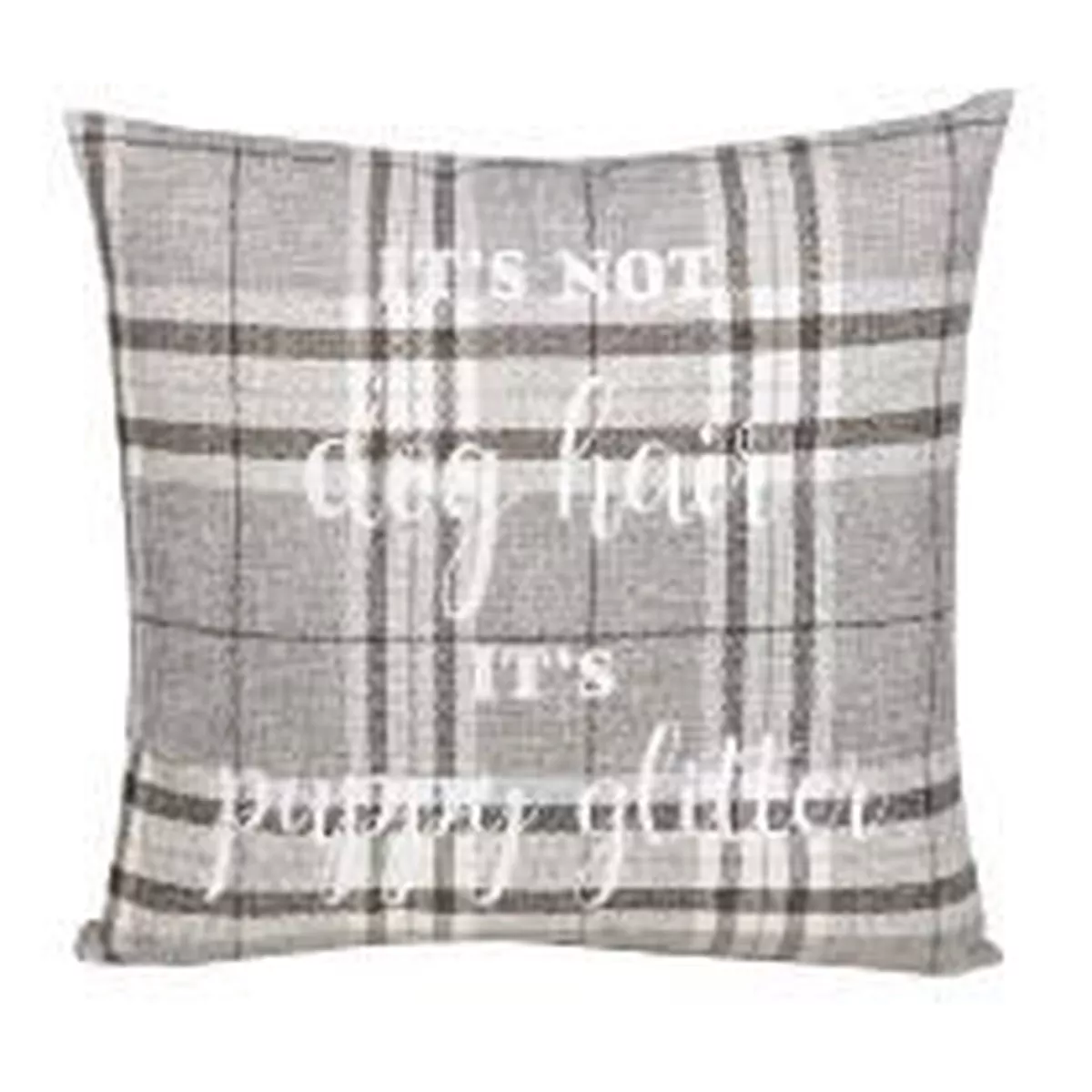 Pet Brands Tweedy Cushion With Quote Print