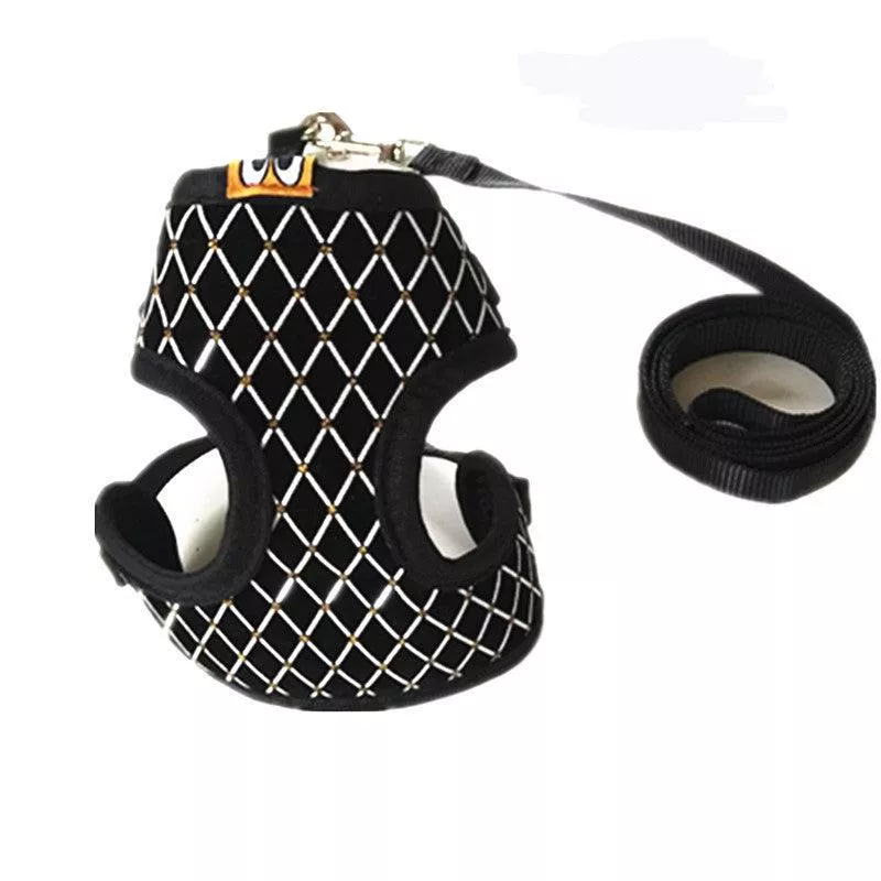 Pet Comfort Harness: Breathable Nylon Vest For Small And Medium Dogs And Cats