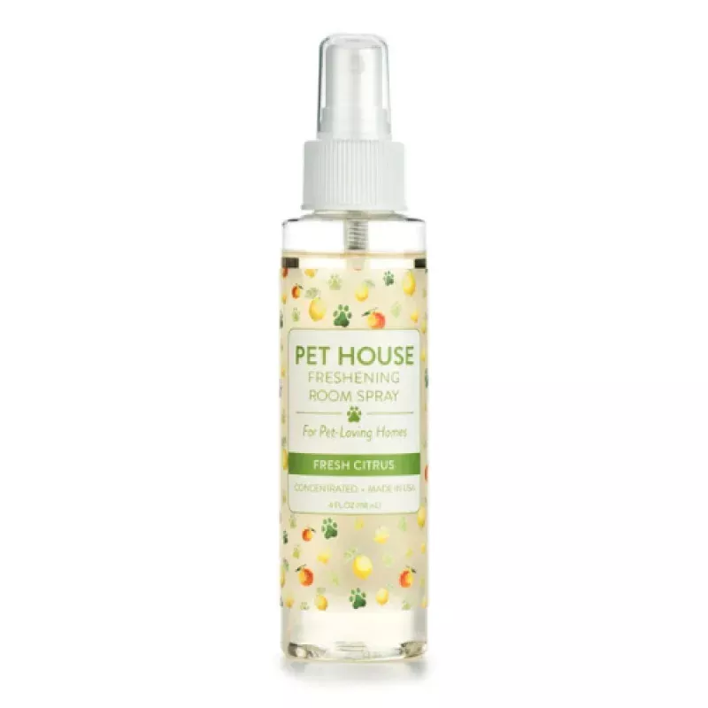Pet House by One Fur All Fresh Citrus Seasonal Room Spray 4 oz
