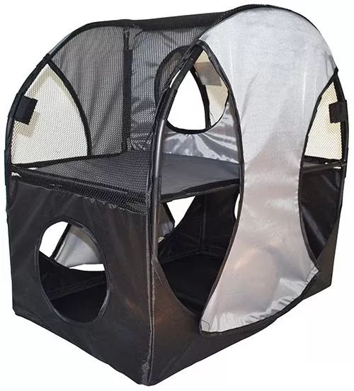 Pet Life Kitty-Play Soft Folding Cat House