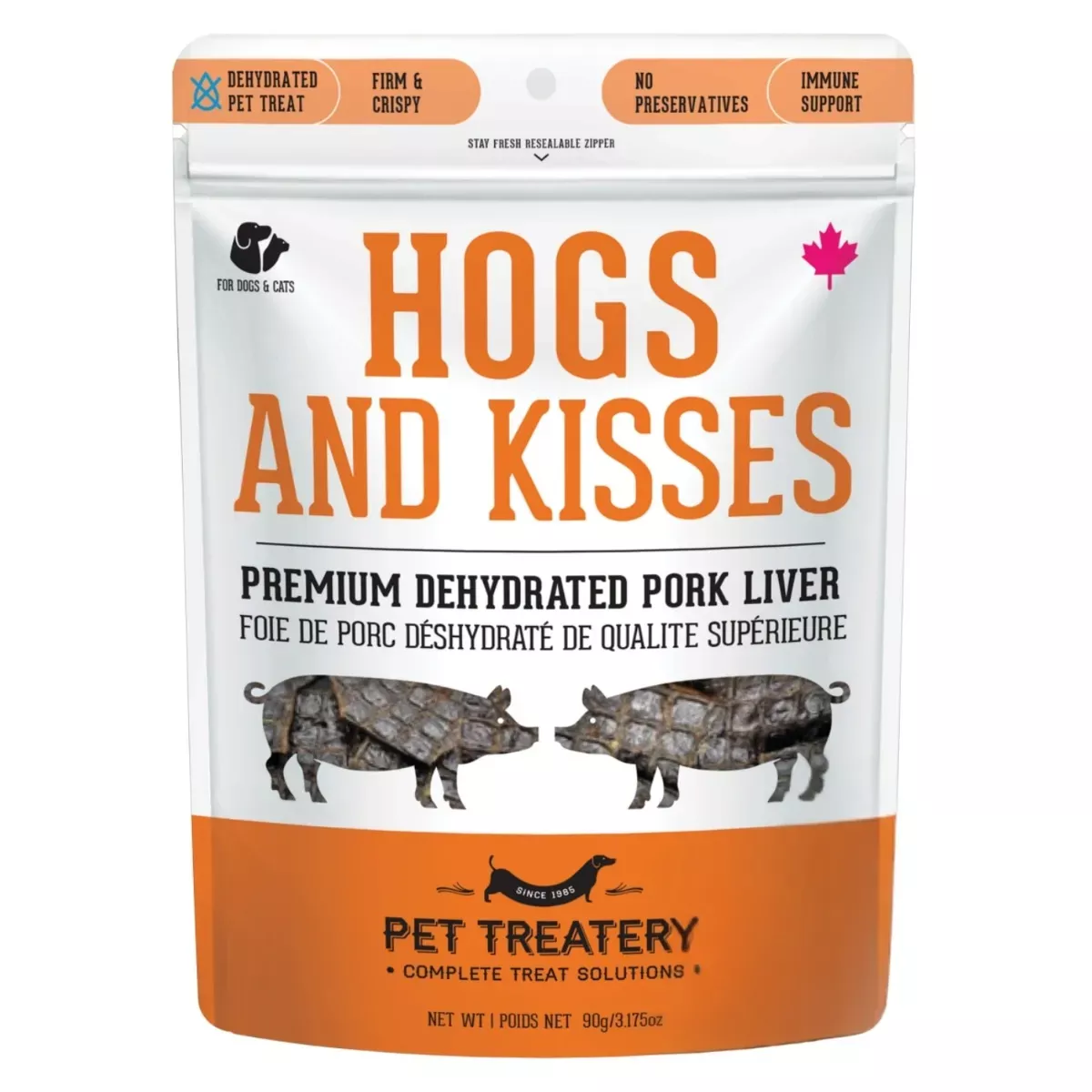 Pet Treatery Dehydrated Pet Treats - Hogs and Kisses