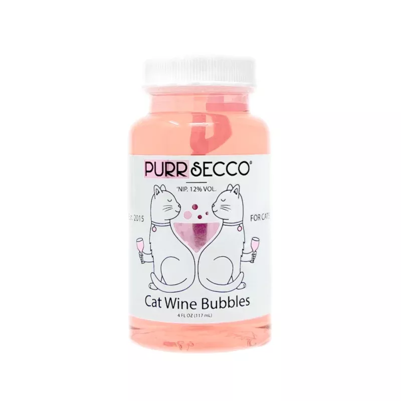 Pet Wine Shop Purrsecco Wine Bubbles Catnip for Cats