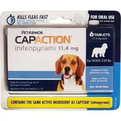 PetArmor, Capaction Oral Flea Treatment For Dogs, 2-25 Lb
