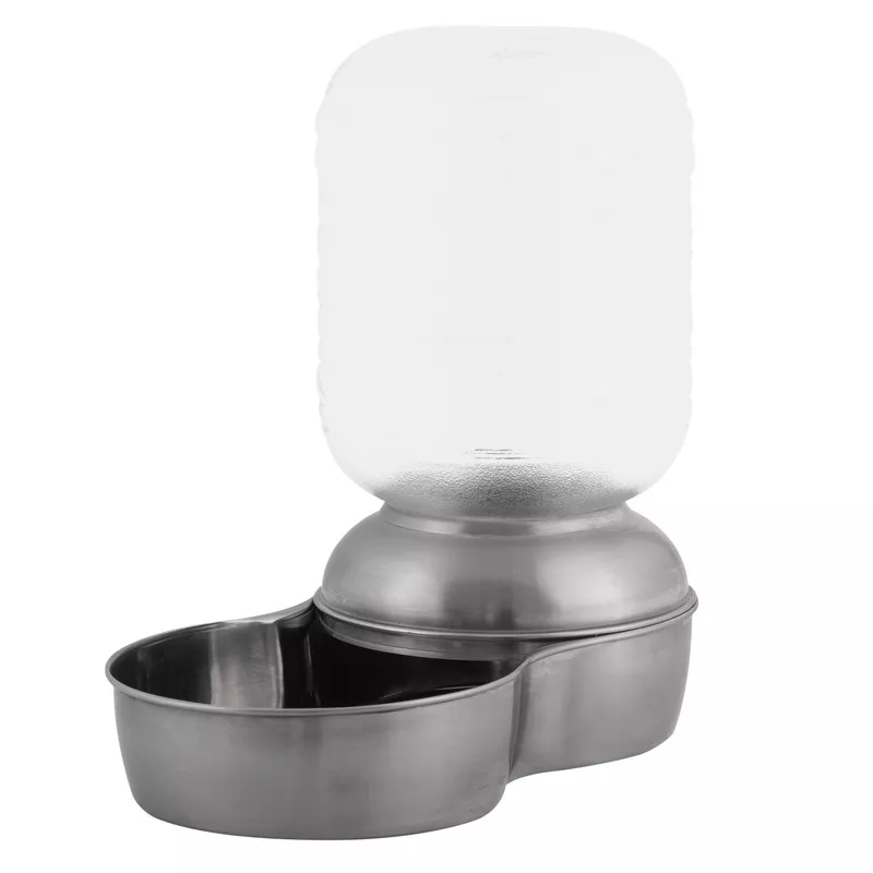 Petmate Stainless Steel Replendish Waterer 1-Gal