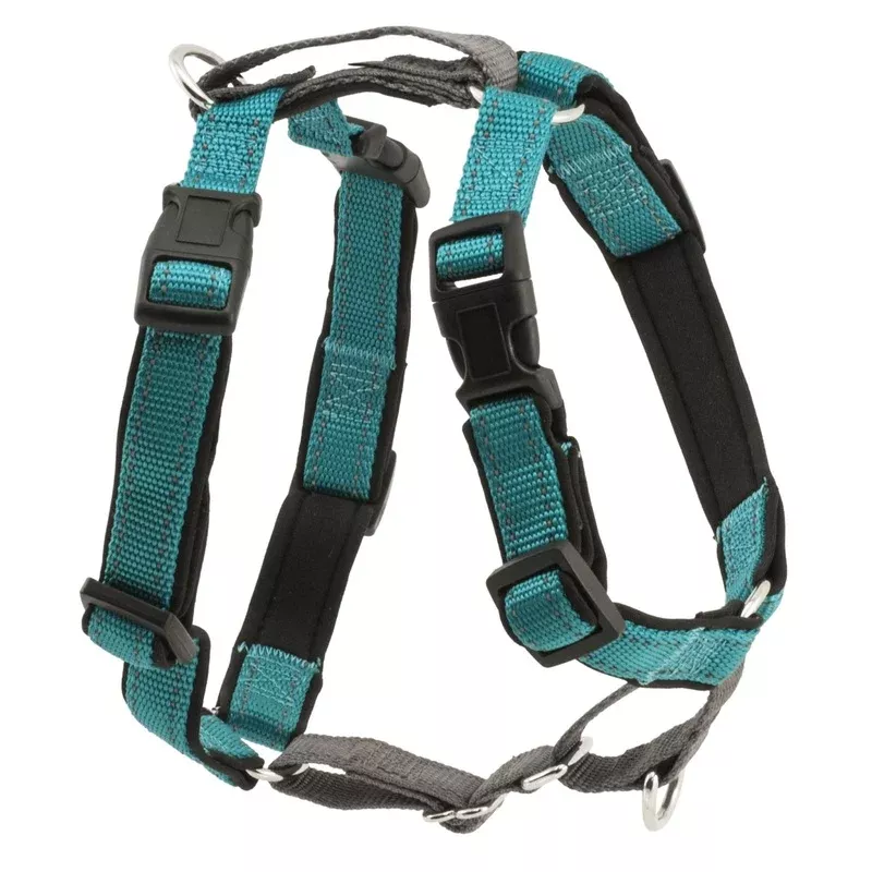 PetSafe 3 in 1 HarnessNo-Pull Dog Harness and Car RestraintSmallTeal