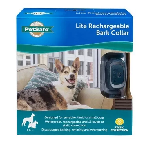 PetSafe, Lite Rechargeable Bark Dog Collar Navy Blue, 1 Count