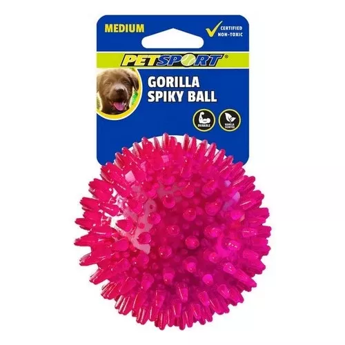 Petsport USA, Gorilla Ball Dog Toy Assorted, 1 Count / 2.8 Inches (Medium)