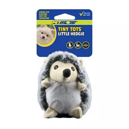 Petsport USA, Tiny Tots Little Hedgie Dog Toy Multi Color, 1 Count / 3.5 Inches