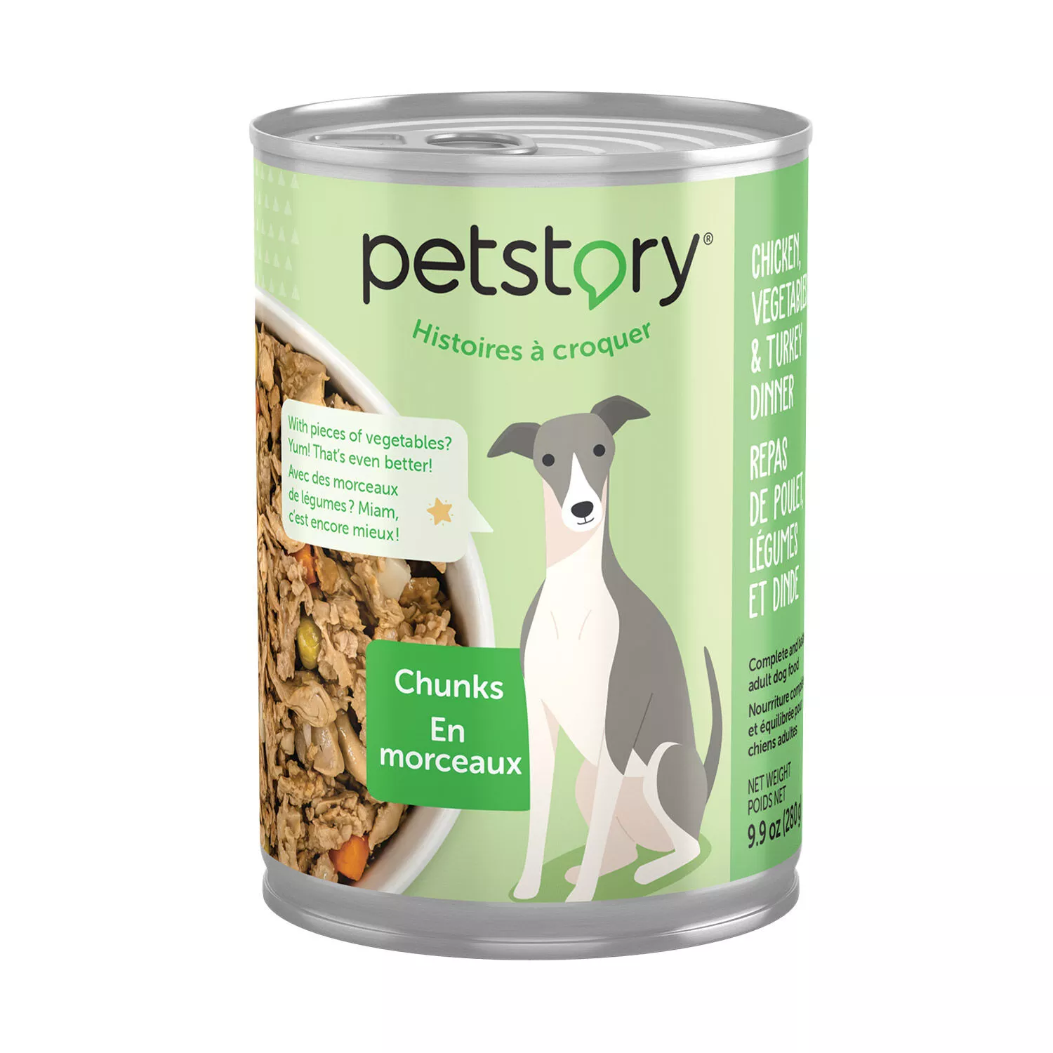 Petstory, Chicken & Turkey Chunks - Wet Dog Food