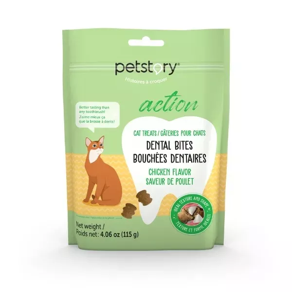 Petstory Dental Bites Cat Treats - Chicken