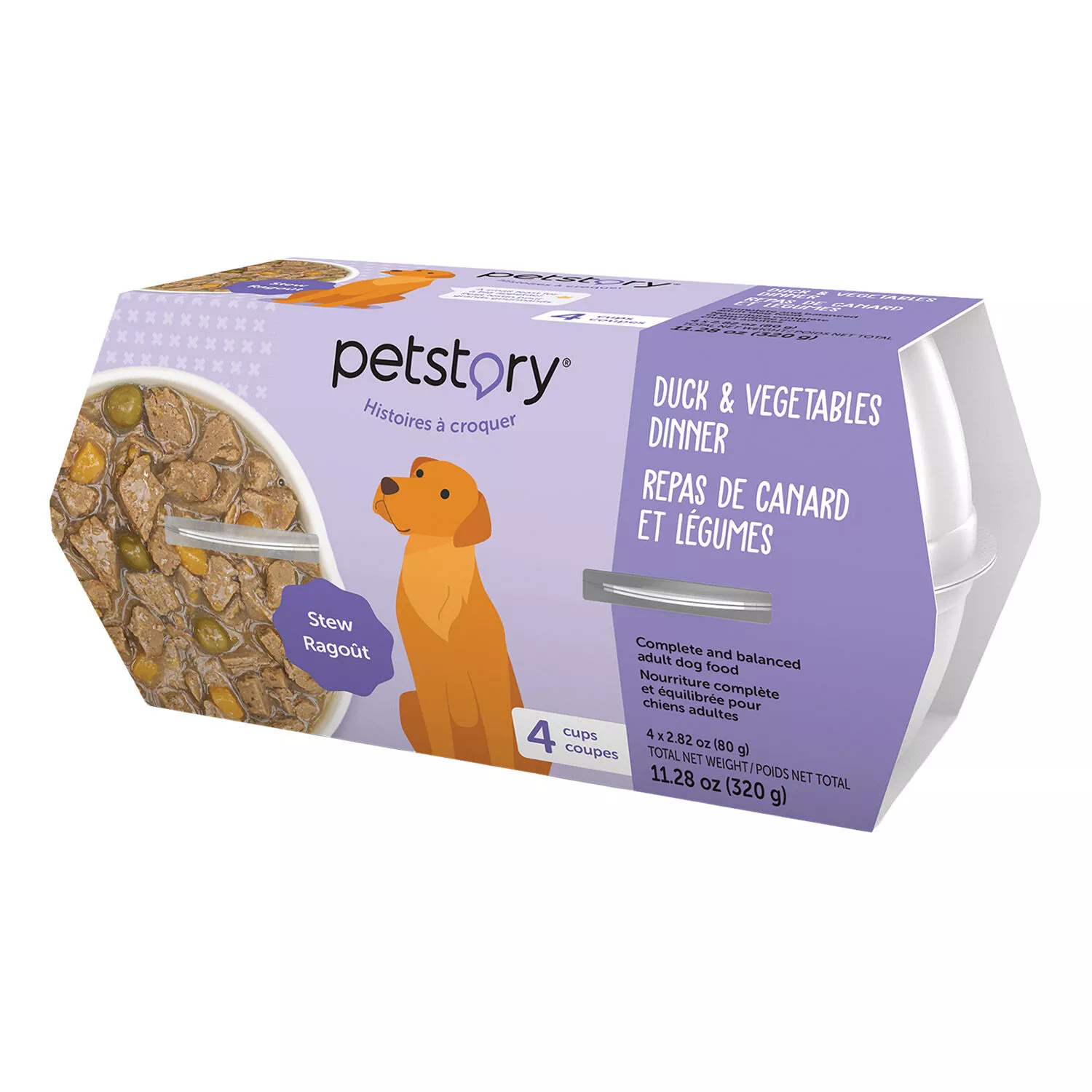 Petstory, Duck & Vegetable Stew - Wet Dog Food