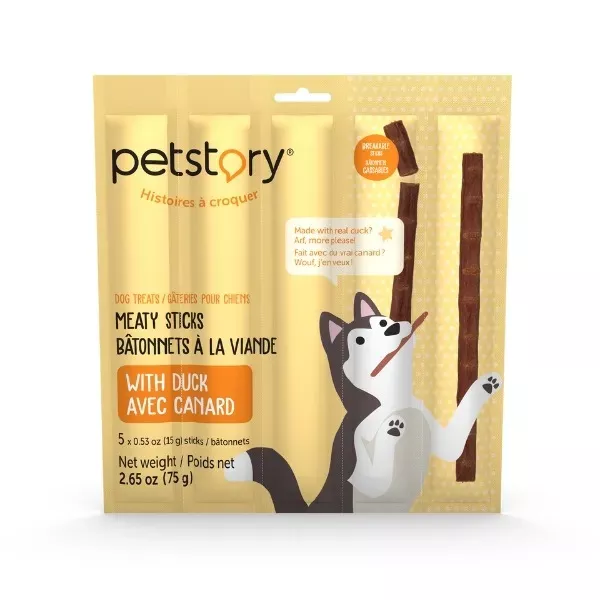 Petstory Meaty Sticks Dog Treats - Duck