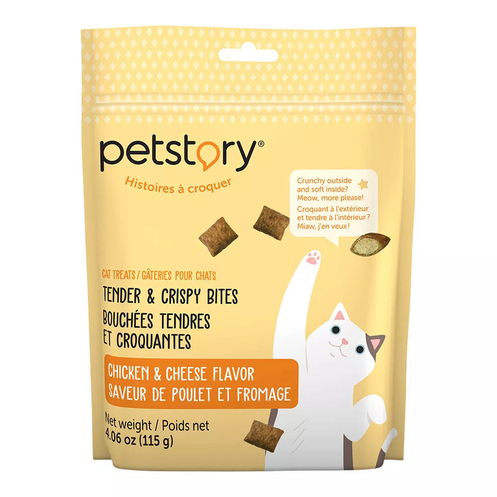 Petstory, Tender and Crispy Bites - Chicken and Cheese-115g