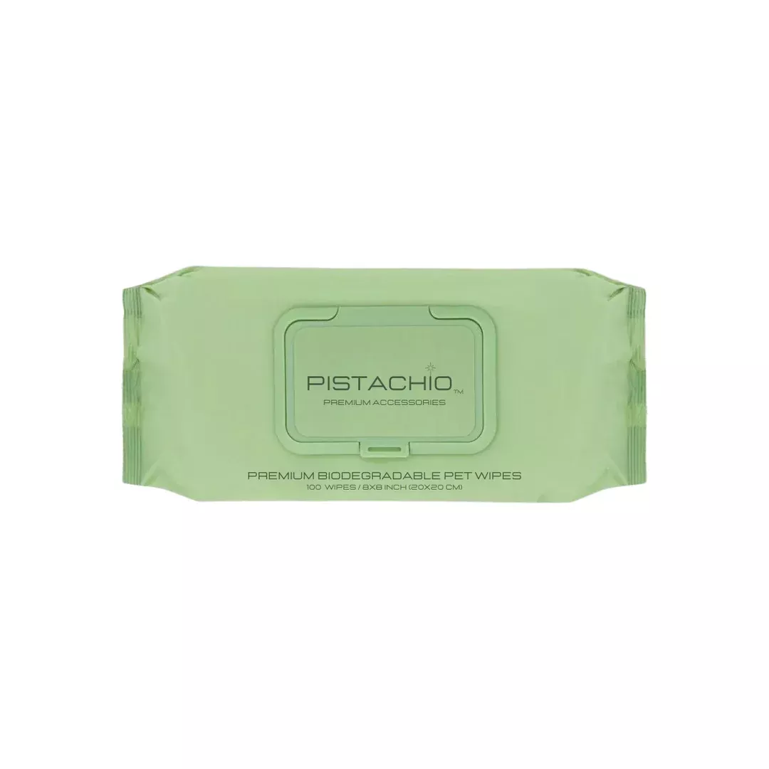 Pistachio Biodegradable Pet Wipes 100ct