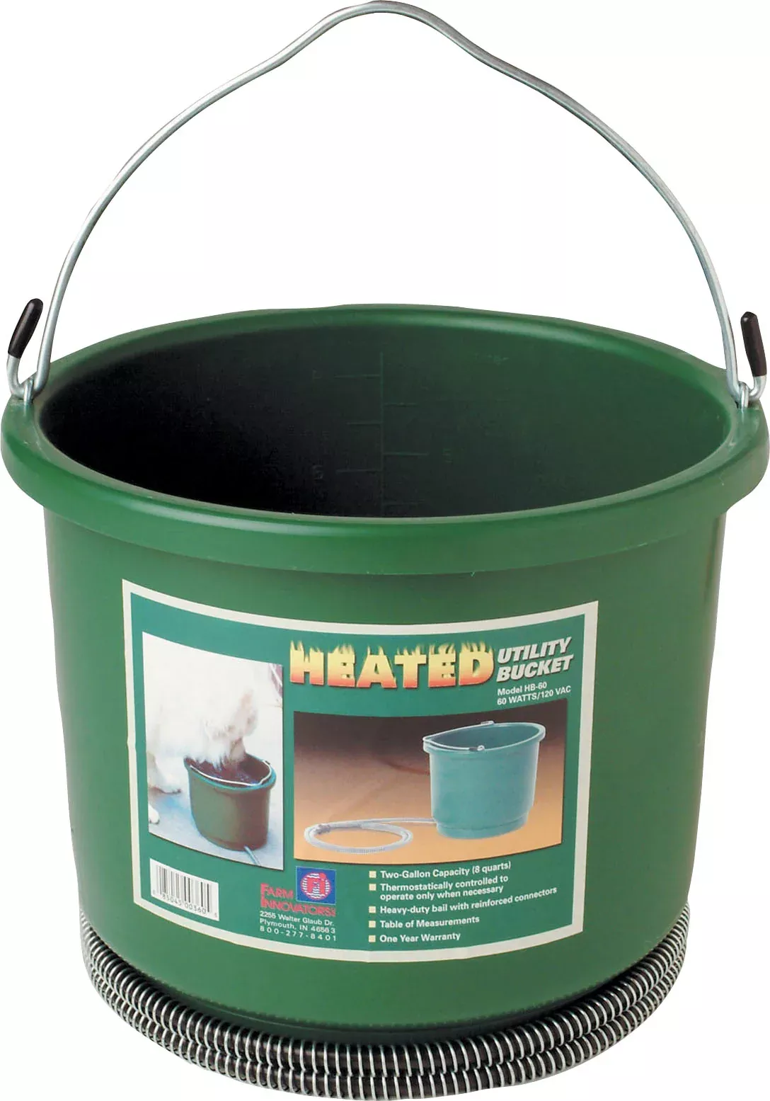 Plastic Heated Bucket