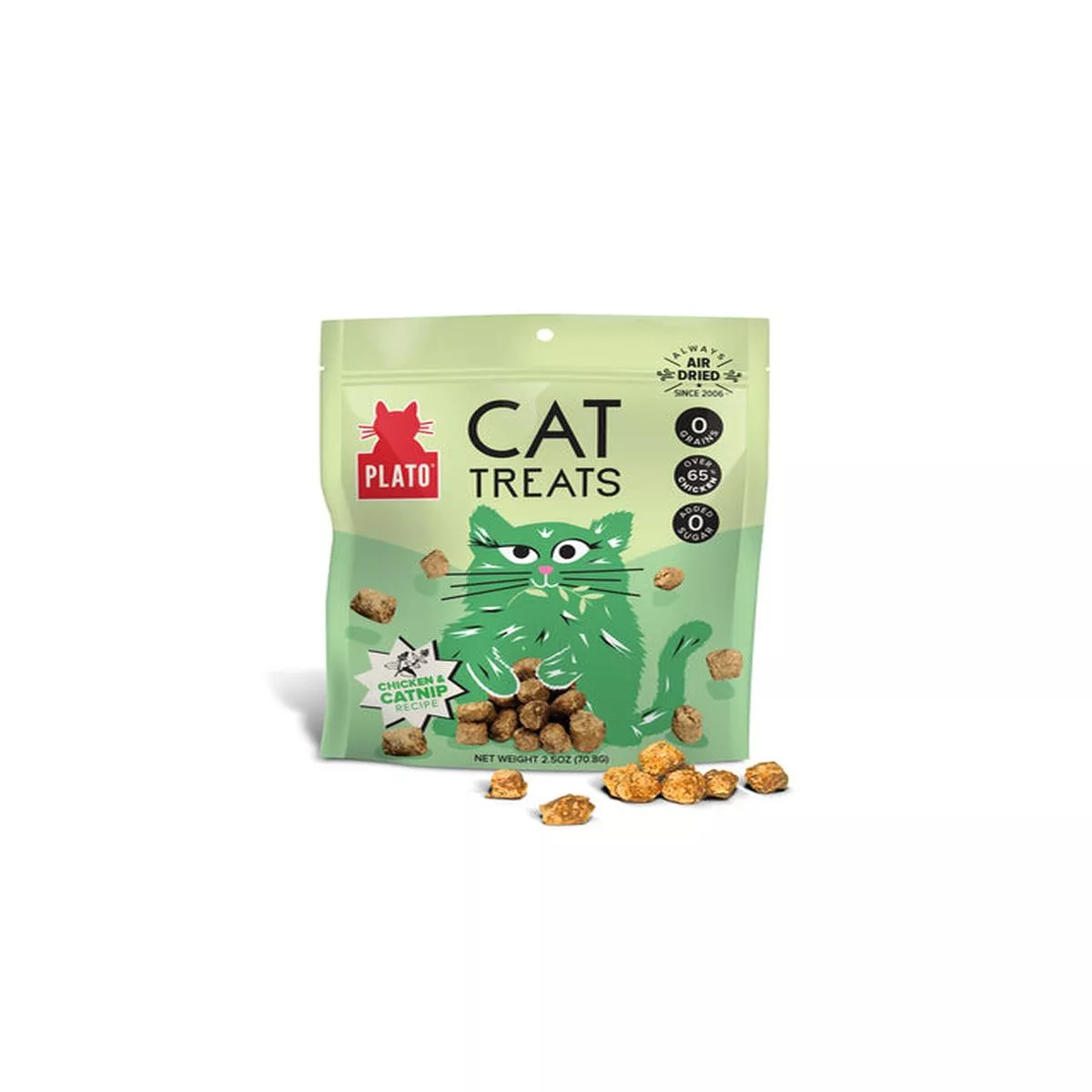Plato Chicken & Catnip Cat Treats