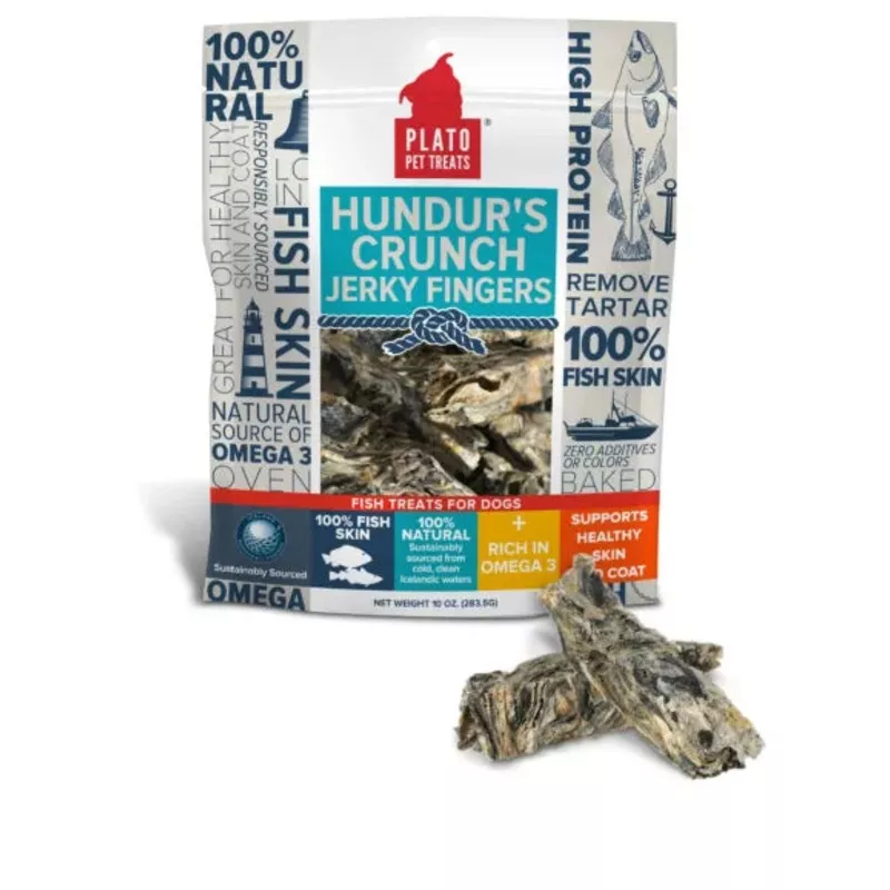 Plato Hundur’s Crunch Jerky Fingers Fish Dog Treats