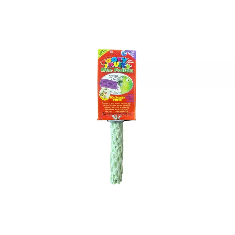 Polly's Pet Products Polly's Tooty Fruity Bee Pollen Perch - Small