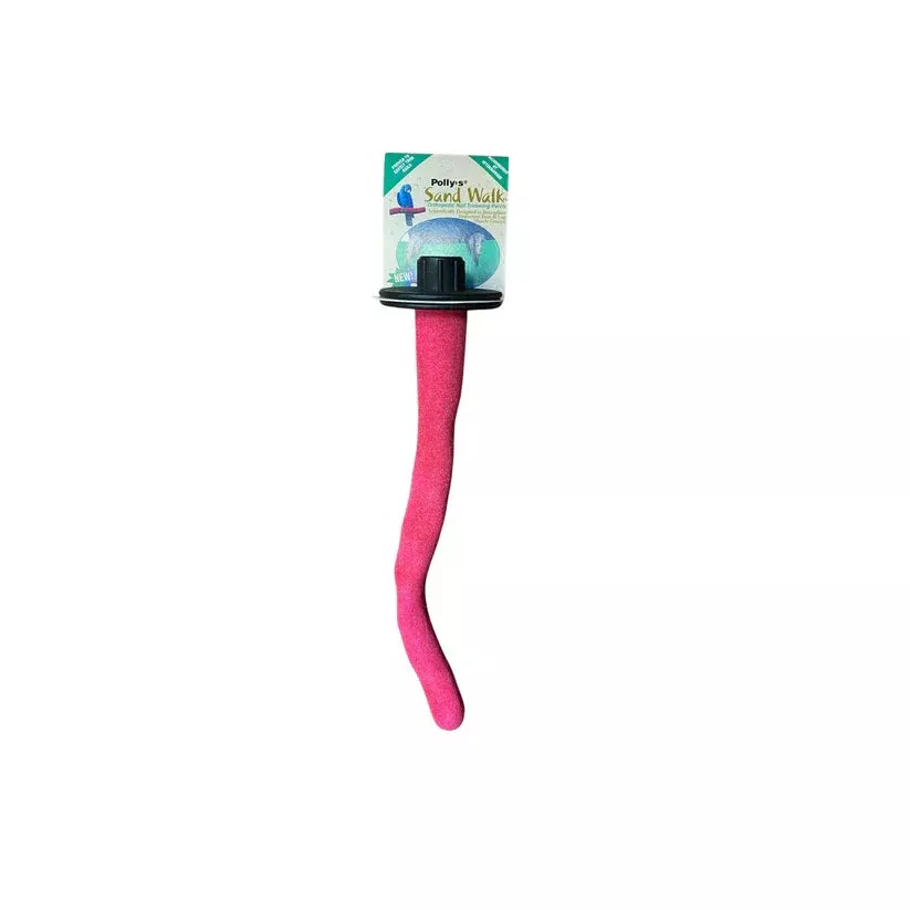 Polly's Pet Products Sand Walk Orthopedic Bird Perch Medium