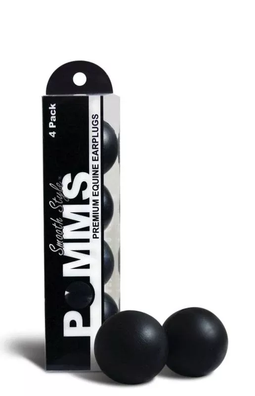 Pomms Premium Smooth Equine Earplugs - Pack of 4 H