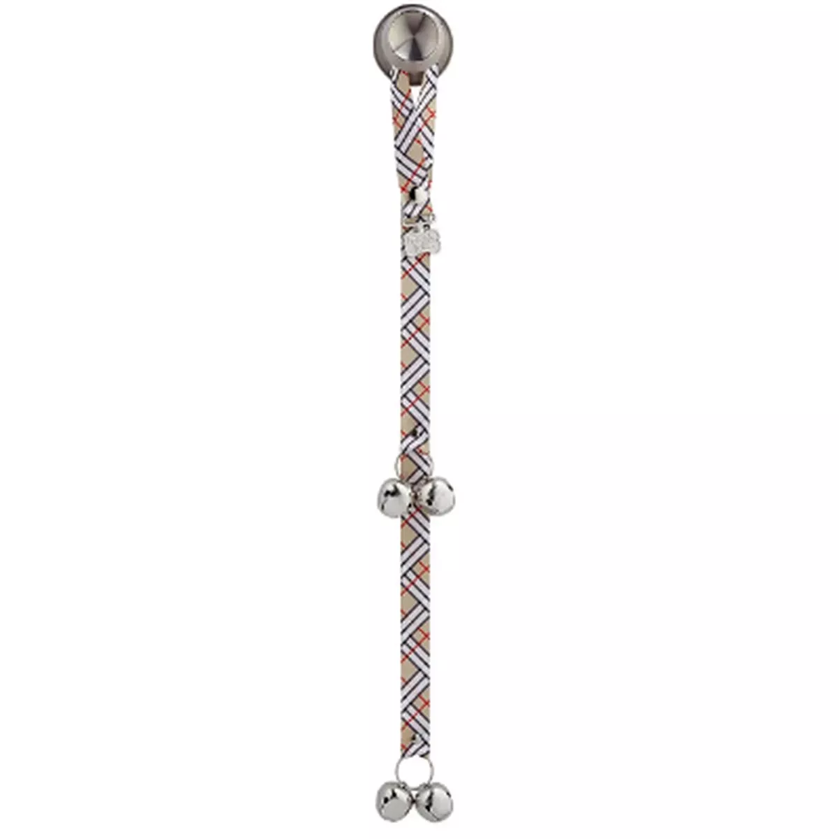 PoochieBells Classic Plaid Collection London Doggie Doorbell