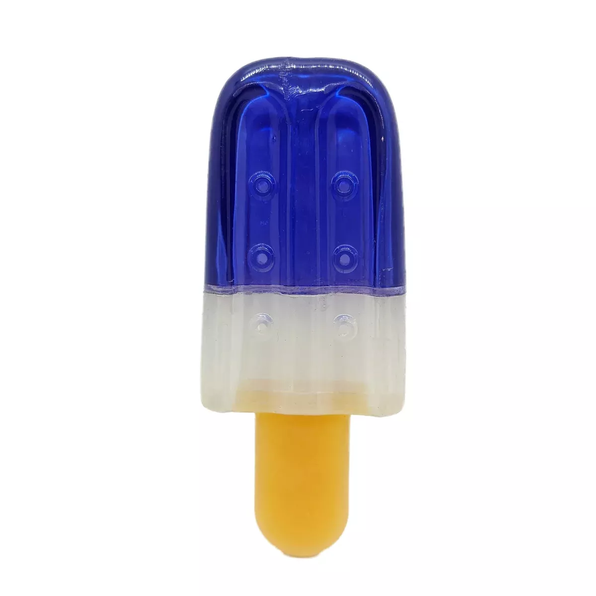 Popsicle-Shaped Freezable Dog Toy – 100% Natural Rubber Chew Toy