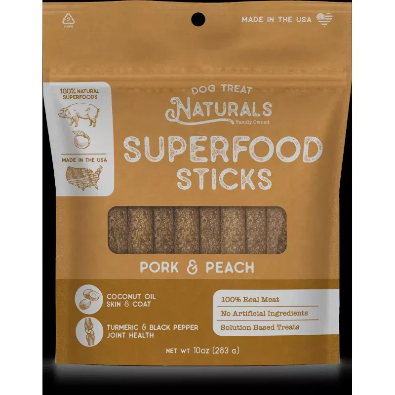 Pork & Peach Superfood Sticks
